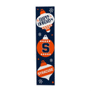 Syracuse University 46" Double Sided Leaner, Christmas