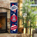 University of Arizona 46" Double Sided Leaner, Christmas