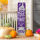46" Double Sided Leaner, Texas Christian University, Halloween