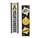 46" Double Sided Leaner, Appalachian State University, Christmas