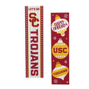 46" Double Sided Leaner, University of Southern California, Christmas