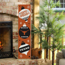 46" Double Sided Leaner, University of Texas, Christmas