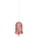 Christmas Vacation Garden Accent, Garden Bell, Glass Confetti, Asst of 2