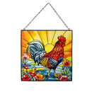 Petal & Plow Indoor Wall Decor, Farm Stained-Glass Wall Décor, 12" L x 12" H, Asst of 2