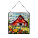 Petal & Plow Indoor Wall Decor, Farm Stained-Glass Wall Décor, 12" L x 12" H, Asst of 2