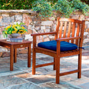 Eucalyptus Wood Side Table, Lancaster Outdoor Furniture Collection - Natural
