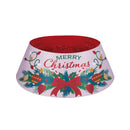 25" LED Merry Christmas Fabric Tree Collar,8ftc004