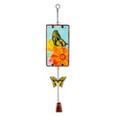 What She Shed Garden Decor, Glow-in-the-Dark Stained Glass Outdoor Hanging Decor, Asst of 3