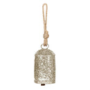 Pearl and Pine Garden Bell, Metal Bell, Metallic Glass, Asst of 4