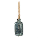 Pearl and Pine Garden Bell, Metal Bell, Metallic Glass, Asst of 4