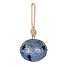 Pearl and Pine Garden Accent, Metal Hanging Decor, Jingle Bell, Asst of 4