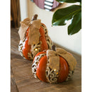 LED Ceramic Table Décor, 2 Asst, Pumpkins