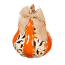 LED Ceramic Table Décor, 2 Asst, Pumpkins
