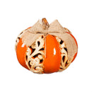 LED Ceramic Table Décor, 2 Asst, Pumpkins