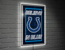 Indianapolis Colts NFL Football Rectangle Neolite LED Decor