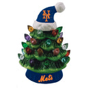 New York Mets 8" LED Ceramic Christmas Tree