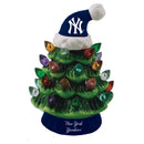 New York Yankees Mini LED Tabletop Christmas Tree 4"