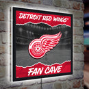 Detroit Red Wings 23"H x 23"L LED Wall Decor, Edgelite, Square