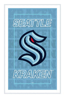 Seattle Kraken Hockey Rectangle Neolite LED Decor