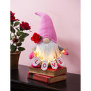 Valentine's Day LED Table Decor Fabric "Love" Gnome, 11.75"