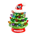 4" Mini LED Tabletop Christmas Tree, University of Georgia,8led914mt