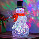 12" LED Snowman with RGB Lighting Table Decor,8led968