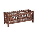 Garden of Wonder Planter, Laser-Cut Metal, Mushroom Decals