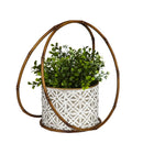 Metallic Tabletop Planters Set of 2