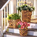 Recycled Wood Planter Set of 3