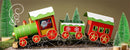 Twas the Night Planter, Metal Planter, Christmas Train, 25" L x 14" H