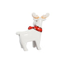 Ceramic Tabletop Decor, Set of 3, Large Reindeer, Small Reindeer, and Tree