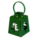5" LED Lantern with Flickering Light Candle and Christmas Icon Cutout Table Decor, 3 Asst Designs