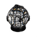 Spider Web LED Water Globe, 7.5"H