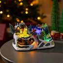 Heartfelt Cheer LED Table Decor Plastic Christmas Winter Scene, Motion, and Music, 13.5"L
