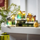 Hearfelt Cheer LED Table Decor Holiday House Plastic, Asst, 5"H