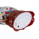 Heartfelt Cheer LED Table Decor Santa on Motorcycle Plastic Water Lantern, 10"H