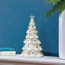 Season to Sparkle LED Table Décor Ceramic Christmas Tree, 11.25"H