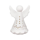 VivaStyle LED Table Decor, Ceramic, Angel, Set of 2