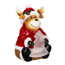 Heartfelt Cheer LED Table Decor Christmas Character with Icon Color Changing Resin, Asst, 6.25"H