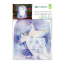 Season to Sparkle LED Table Decor PVC Vase with Floating Flickering Candle, 6.5"H