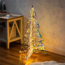Season to Sparkle LED Table Decor Plastic and Metal Tree Iridescent, 36"H