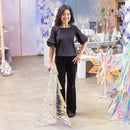 Season to Sparkle LED Table Decor Plastic and Metal Tree Iridescent, 36"H