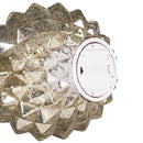 Season to Sparkle LED Table Decor Ornament Shaped Rotating Glass, 12.25"H