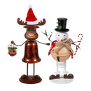 Heartfelt Cheer Table Décor Christmas Character Bell Metal, Asst, 10.25"H