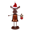 Heartfelt Cheer Table Décor Christmas Character Bell Metal, Asst, 10.25"H