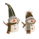 Fabric Snowman Table Décor, 2 Asst