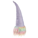 20" Fabric Gnome with Multi-colored Beard Table Decor