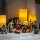 Nativity Table Decor Resin Scene Set
