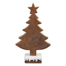 Sugar & Stripes Bright Table Décor Resin Gingerbread Tree, Set of 2