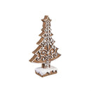 Sugar & Stripes Bright Table Décor Resin Gingerbread Tree, Set of 2